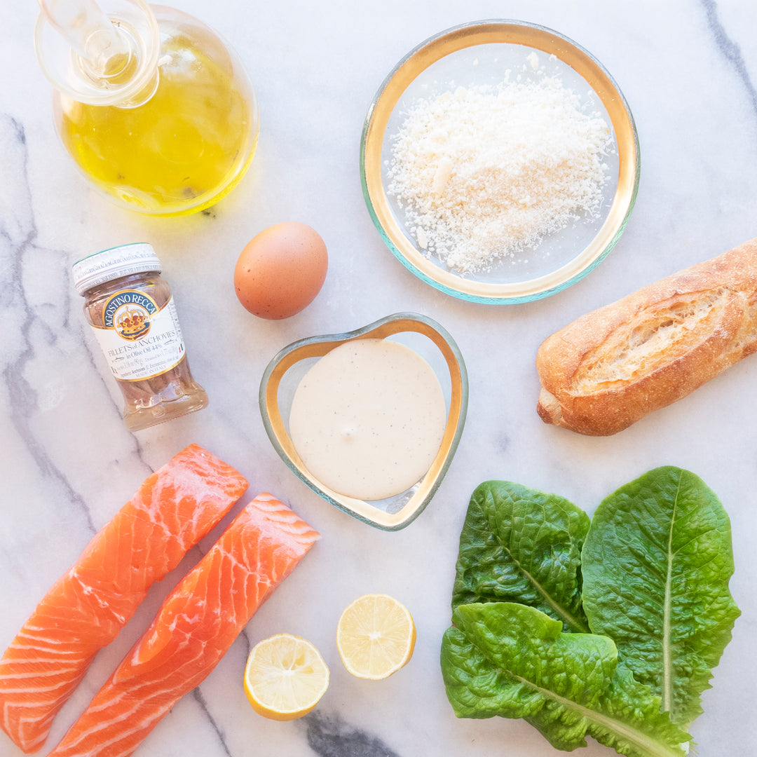 Salmon Caesar Salad