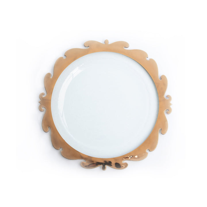 Rococo Round Buffet Plate