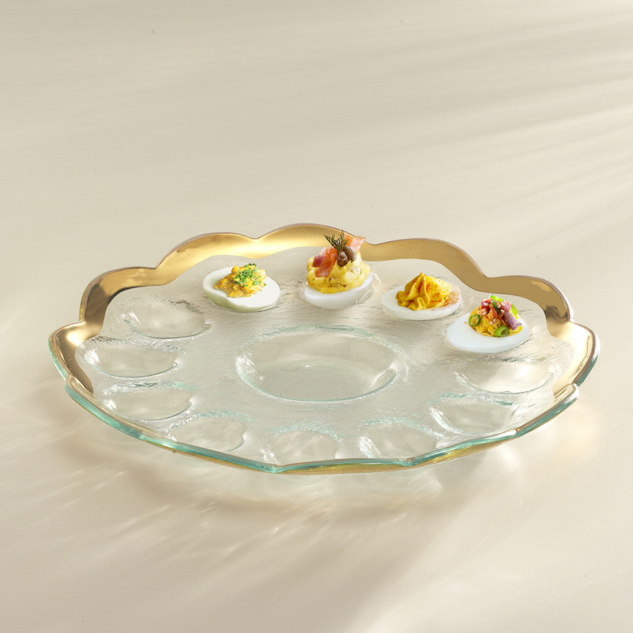 Roman Antique Deviled Egg Platter