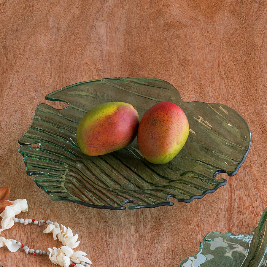 Leaves Palm Frond Large Platter