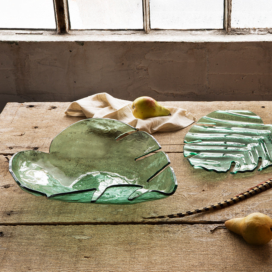 Leaves Large Palm Frond Bowl