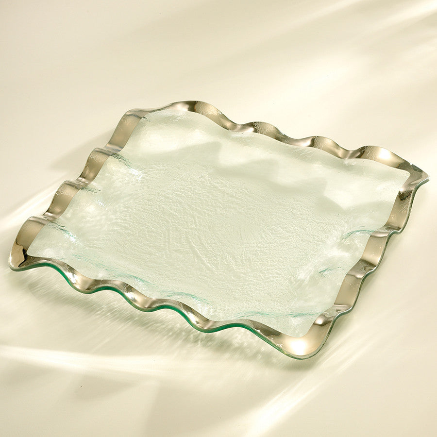 Ruffle Square Tray